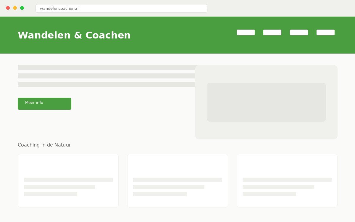 Wandelen en Coachen branding